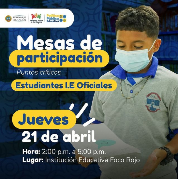 Mesas de participación – IE Oficiales