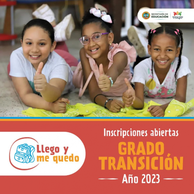 Inscripciones abiertas grado transición 2023