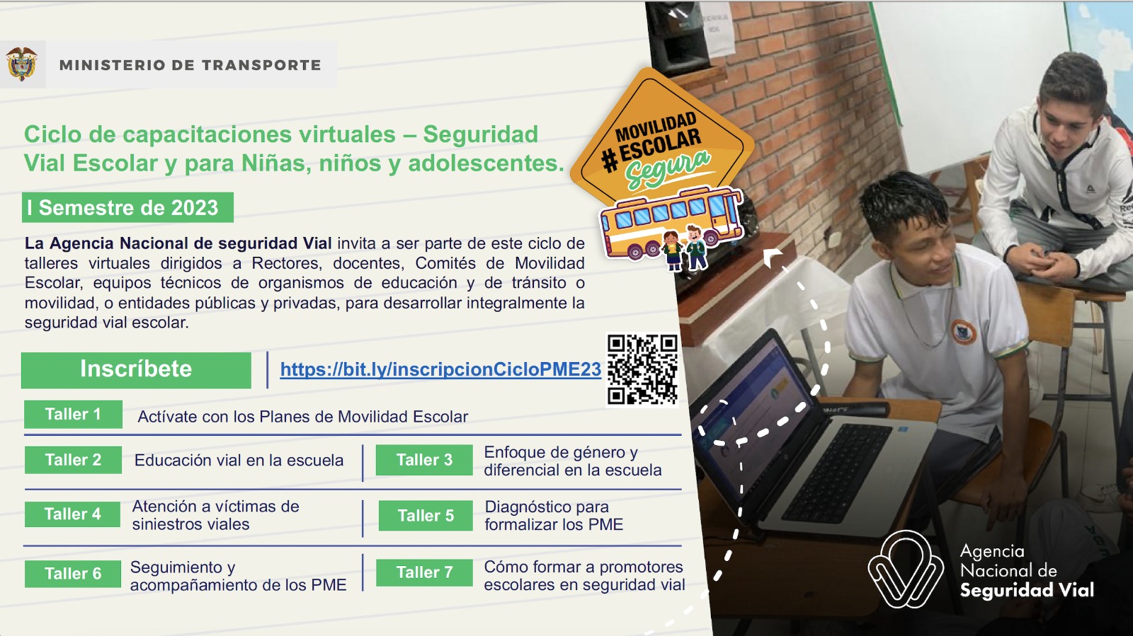 Ciclo de capacitaciones virtuales – Seguridad Vial Escolar para Niñas ...