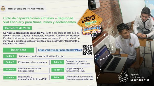 Seguridad Vial Escolar para Niñas, Niños y Adolescentes Imagen de publicidad