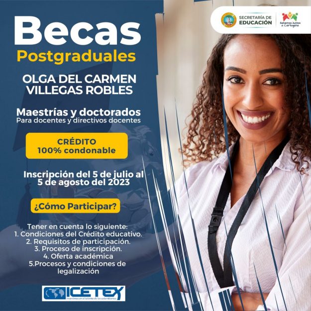 Formación avanzada 2023-2 (01) Publicidad de becas postgraduales para docentes y directivos docentes